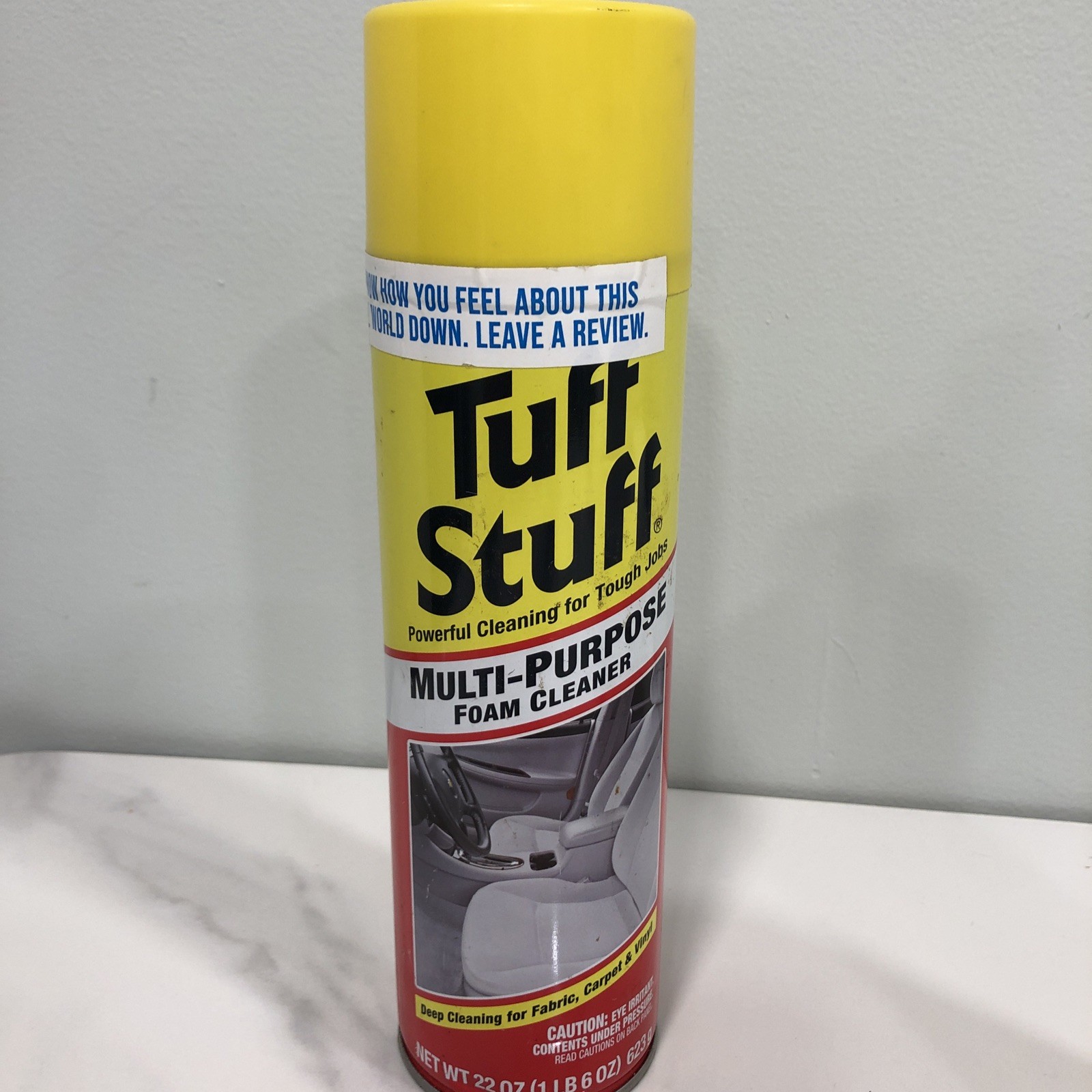 Tuff Stuff Multi Purpose Foam Cleaner for Deep Cleaning of Car Interior 22 oz.