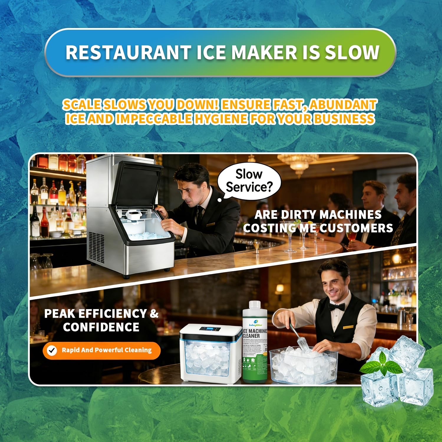 fl oz Ice Machine Cleaner and Descaler Compatible with Major Brands