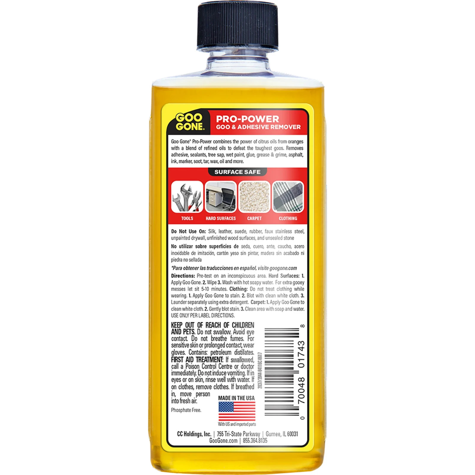 Goo Gone Pro-Power Goo & Adhesive Remover – 8 fl oz