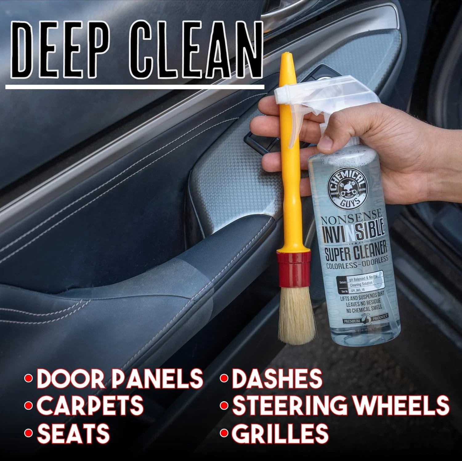 Chemical Guys Nonsense, Odorless Cleaner for Car Interior & Exterior FREE SHIP