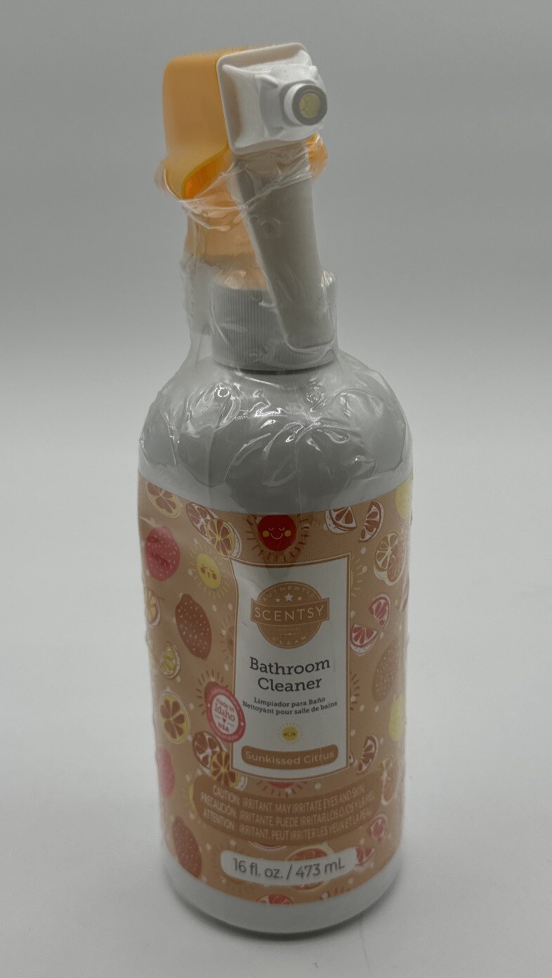 NEW Scentsy 16 Oz Sunkissed Citrus Bathroom Cleaner ~ Sealed
