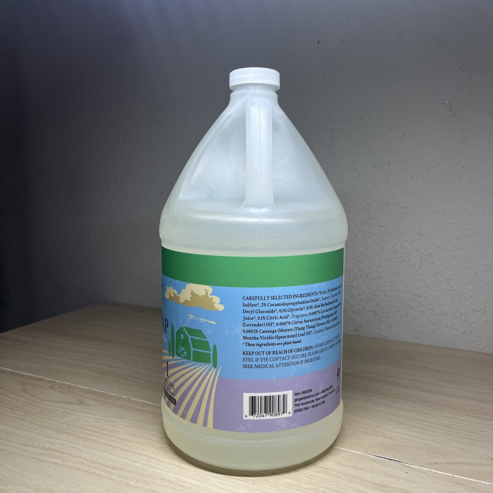 128 Fl Oz Plant Based Dish Soap Maximum Grease Cleaning Power Eco Friendly