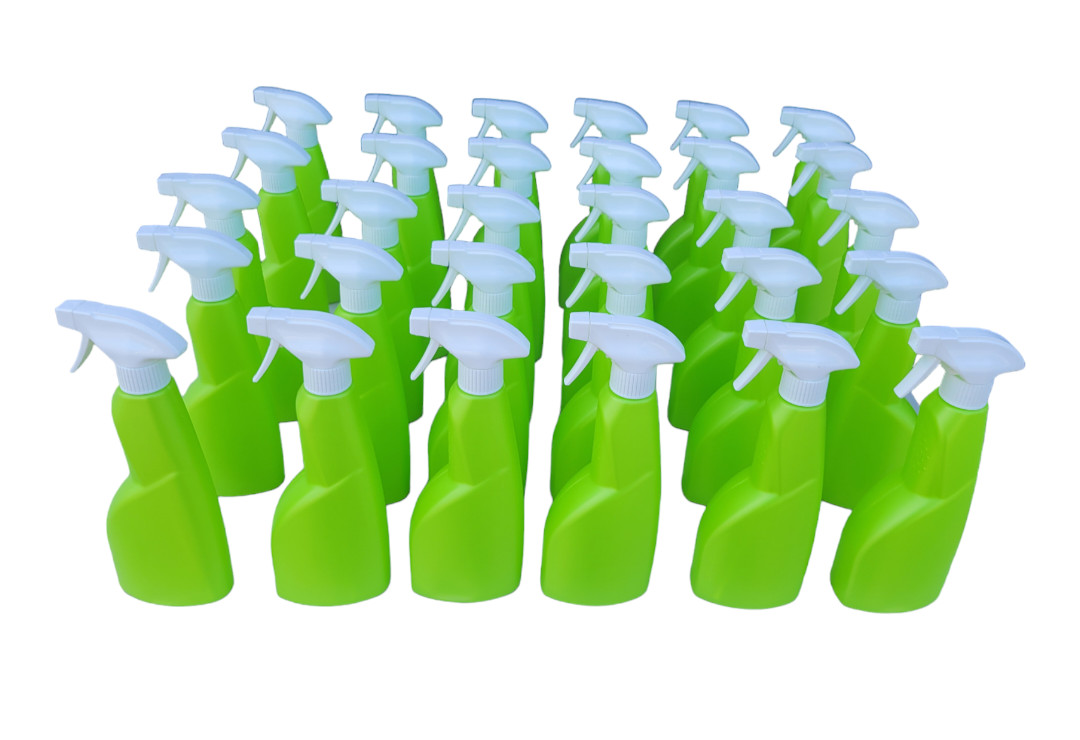 16 oz Refillable Empty Spray Bottles- Mist or Stream- 5-15-30 Pack- For Cleaning