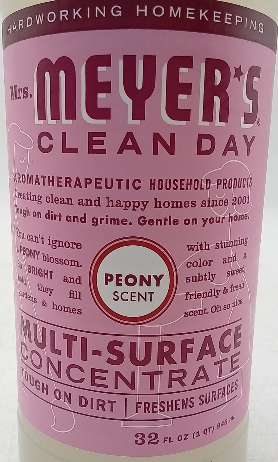 Multi-Surface Cleaner Peony Scent 32 oz. Concentrate