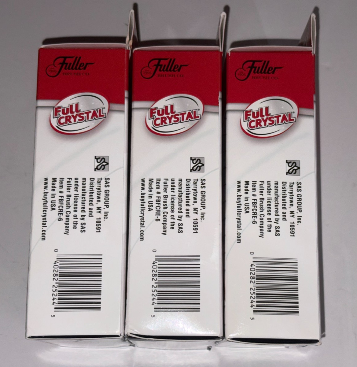 Fuller “Full Crystal” Window Glass Cleaner Refill 3 Boxes – 5 Total Packs NEW