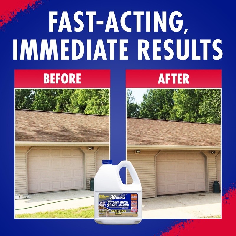 Powerful Outdoor Multi-Surface Cleaner Algae Mold Stain Remover Plant Safe 10lb