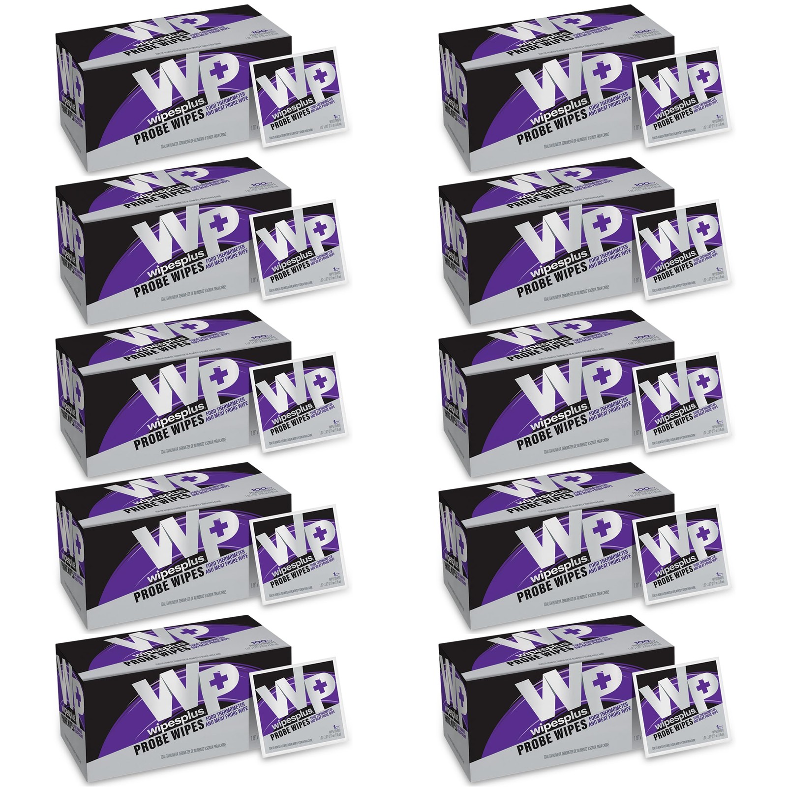 Wipesplus Thermometer Probe Wipes 70 Isopropyl Alcohol Wipes Individually