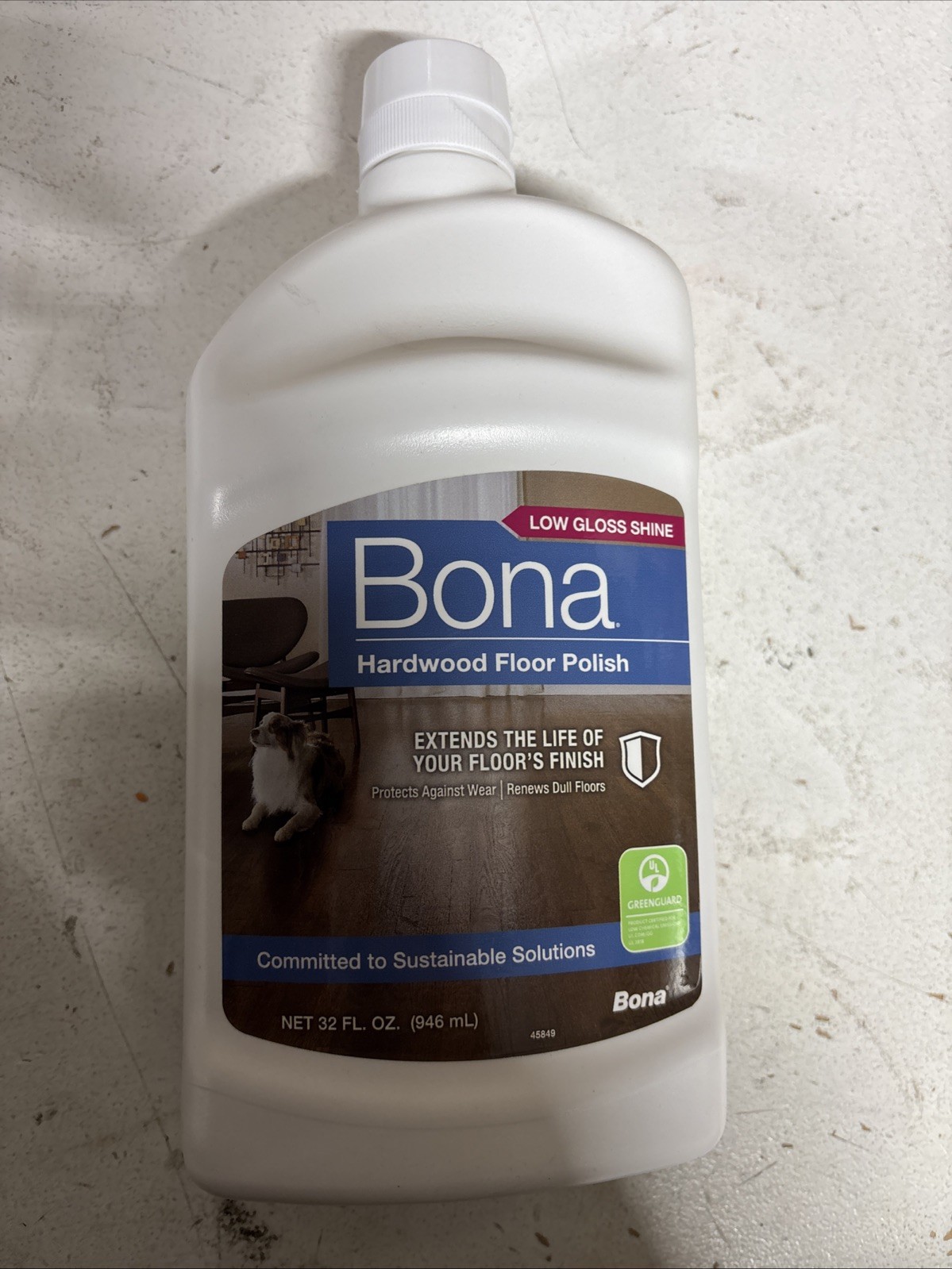 Bona Hardwood Floor Polish Low Gloss Shine 32 Fl Oz (Pack of 1)