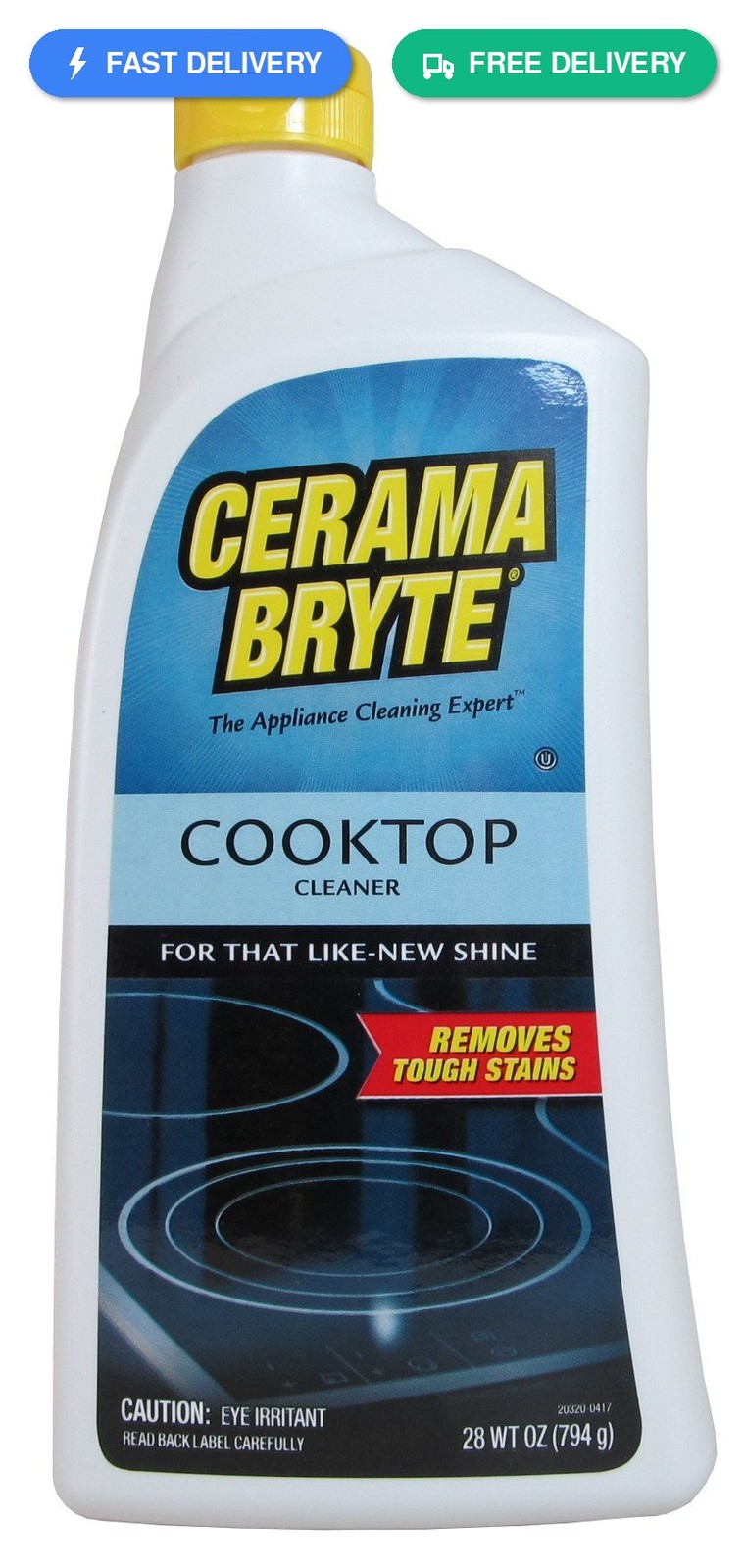 Cerama Bryte Ceramic Cooktop Cleaner 28 Oz Pack of 2