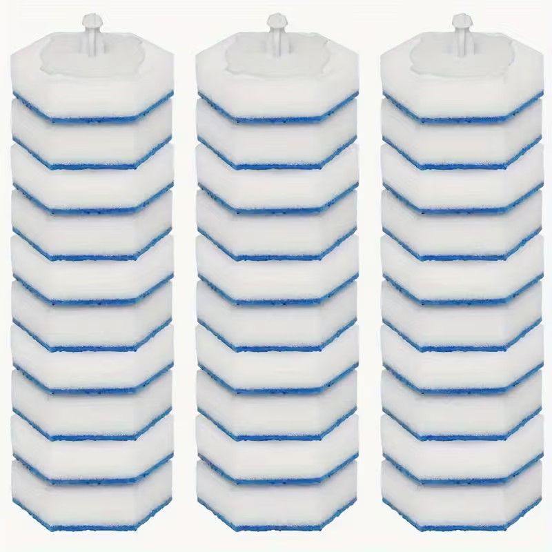 Toilet Wand Brush Refills fit Clorox etc Cleaning Upgraded Gentle Rubber Dot Tip