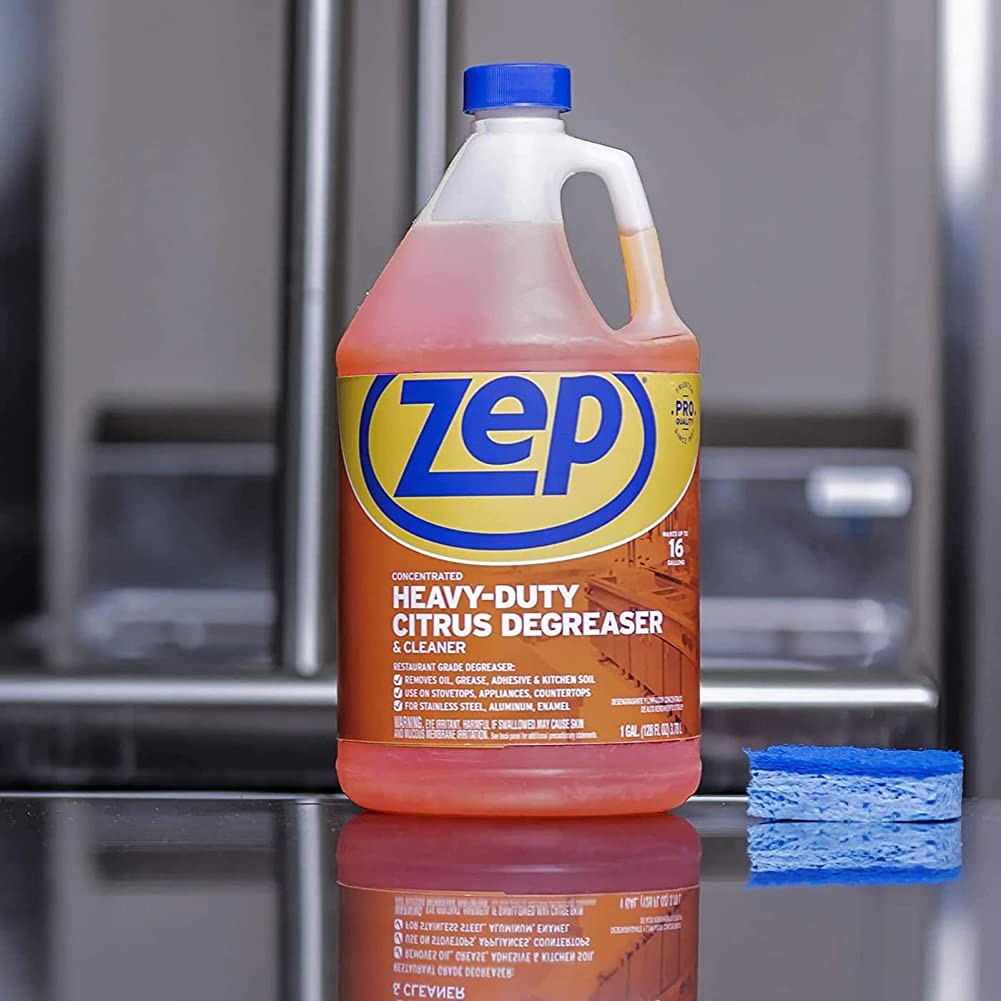 Zep Heavy-Duty Citrus Degreaser Refill – 1 Gallon (Case of 2) ZUCIT128
