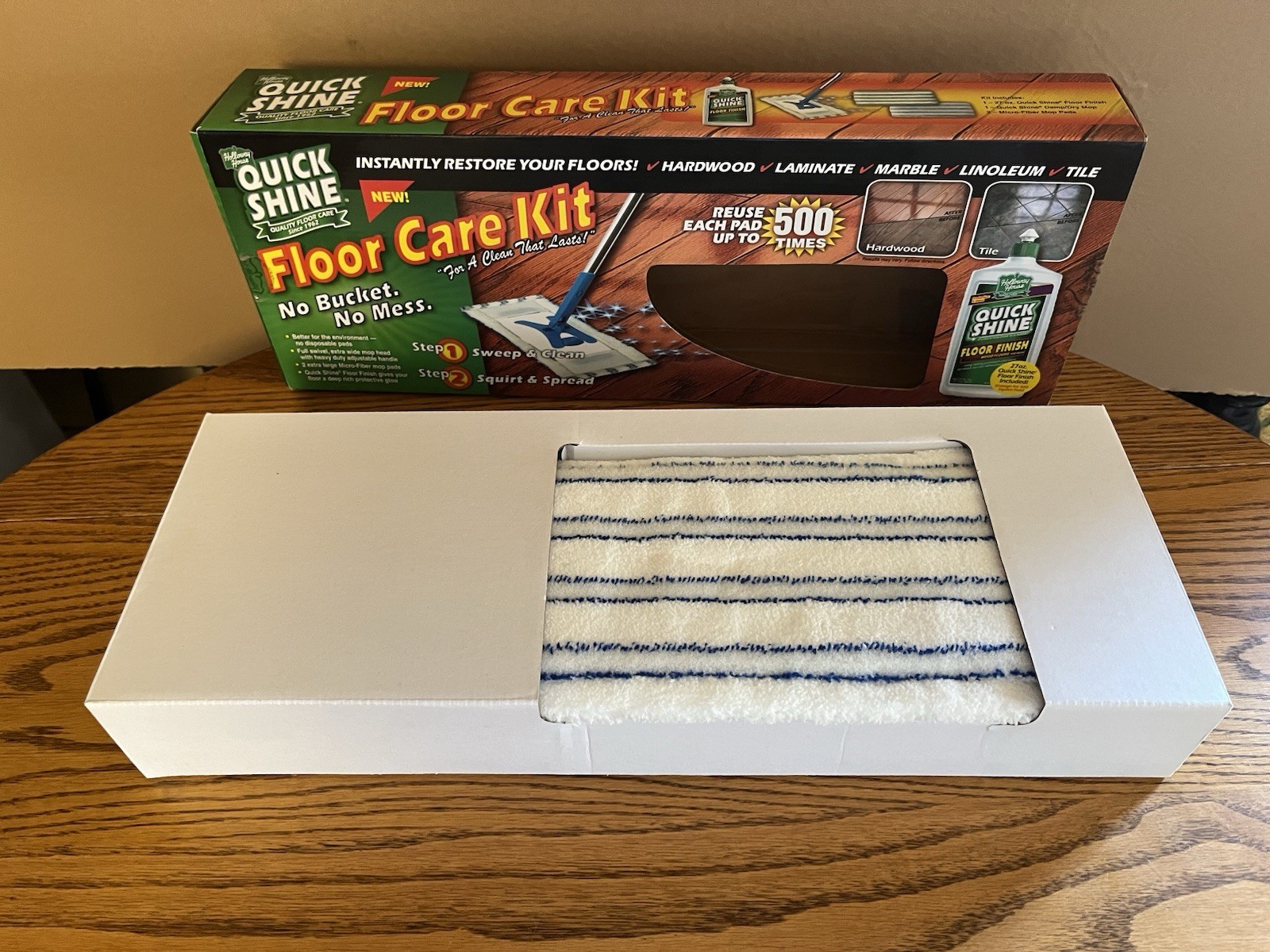 HOLLOWAY HOUSE QUICK SHINE FLOOR CARE KIT BRAND NEW IN BOX!