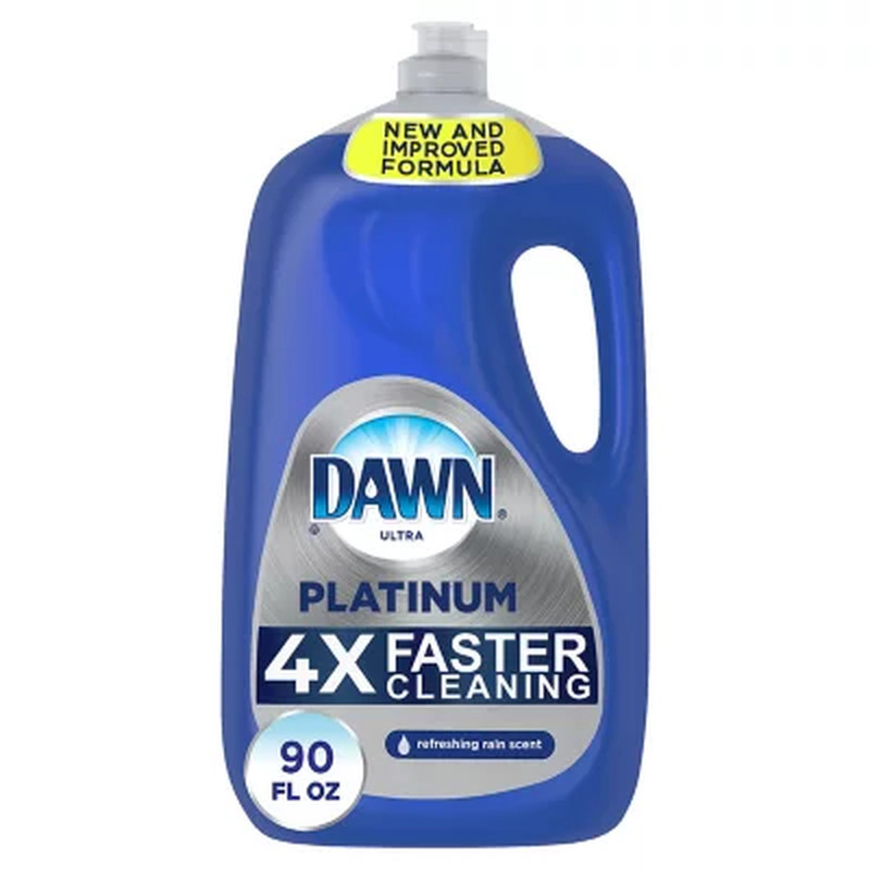 Dawn Platinum Dishwashing Liquid – Refreshing Rain, 90 fl. oz.