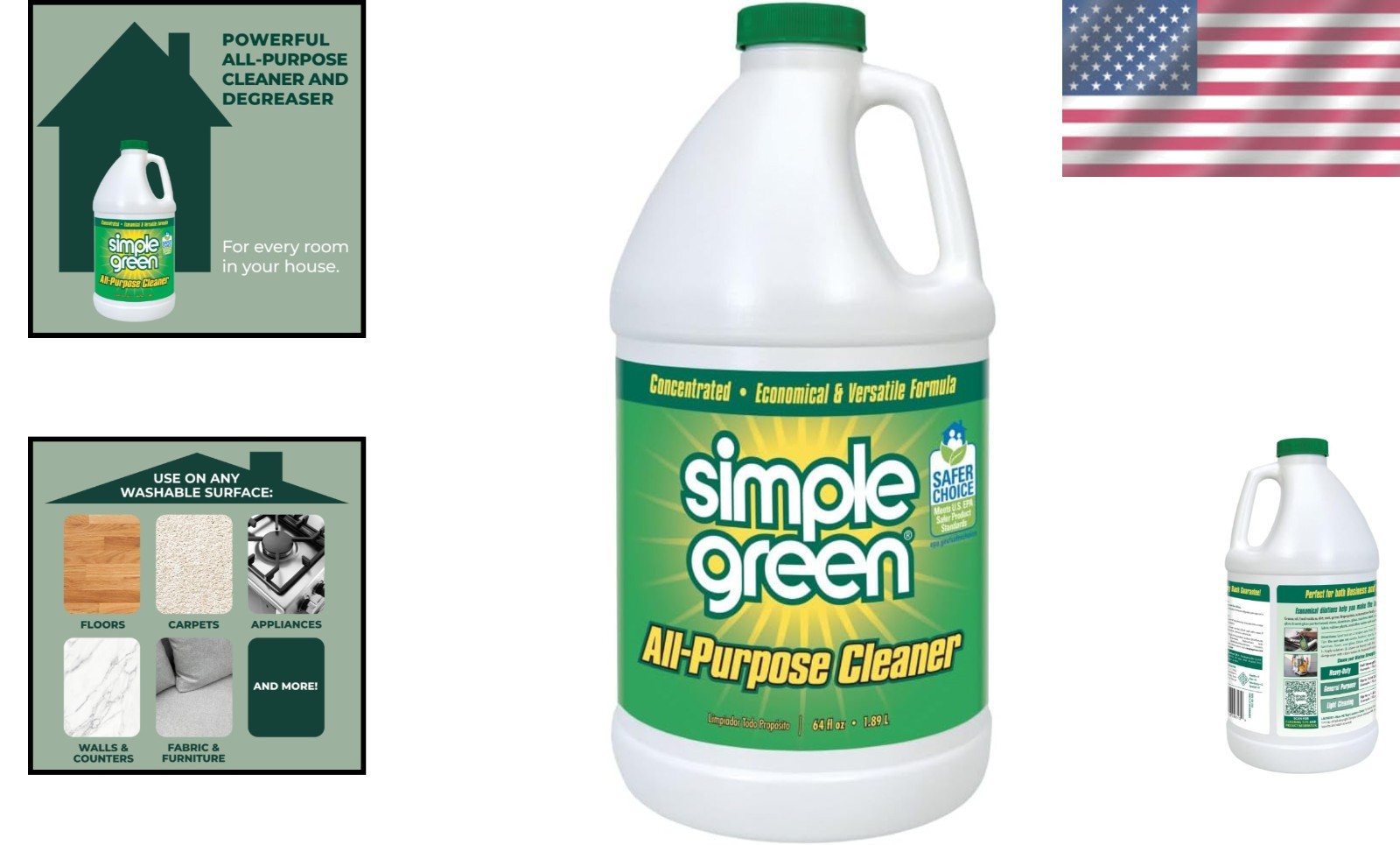Sassafras Scent All-Purpose Cleaner Concentrate – 30x Cleaning Power, 64 Oz