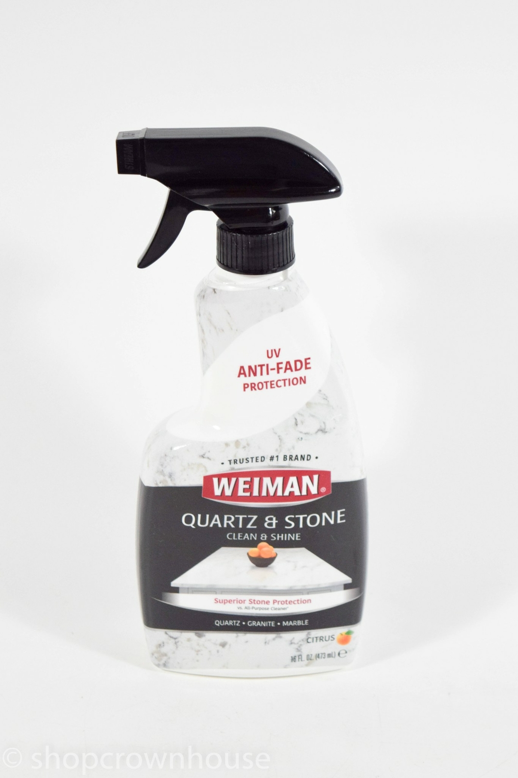 1 Bottle Weiman Quartz & Stone Clean & Shine 16 fl oz CITRUS