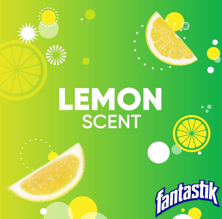Fantastik All-Purpose Cleaner Trigger, Lemon 32 Fl Oz (Pack of 1), Green