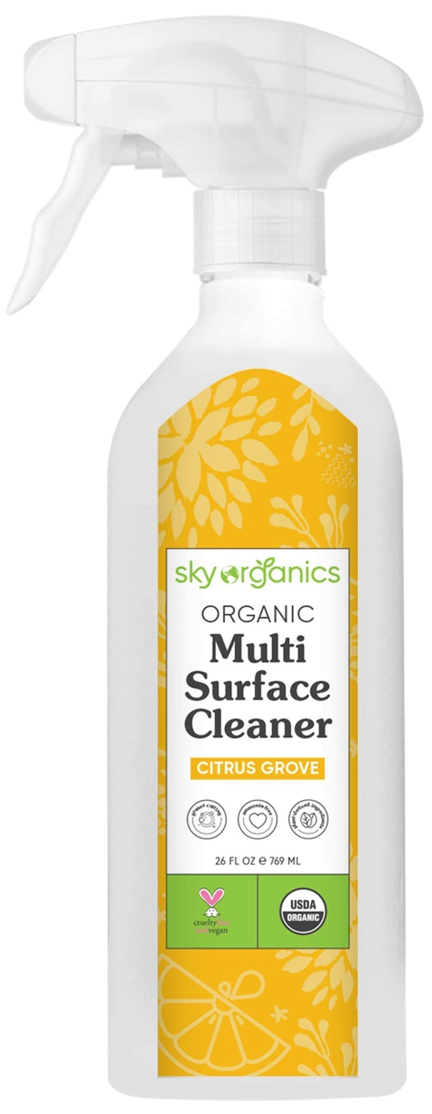 Sky Organics Organic Citrus All-Purpose Multi-Surface Cleaner for Household