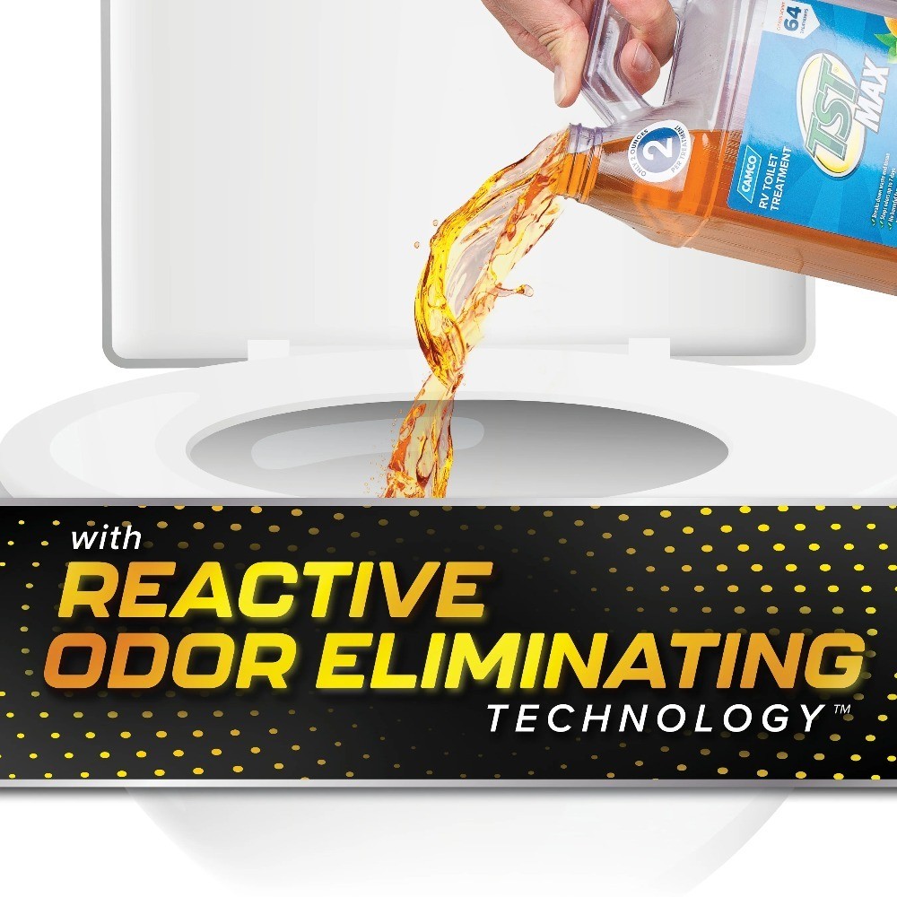 Septic Safe RV Toilet Treatment for Waste Tank Cleaning and Odor Control Orange