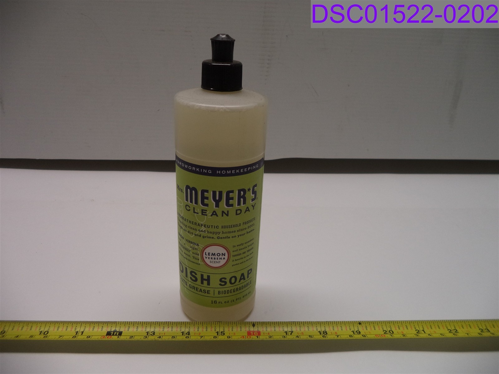 Qty = 48 oz (3 Bottles x 16oz): Mrs. Meyer’s Clean Day Lemon Verbena Dish Soap