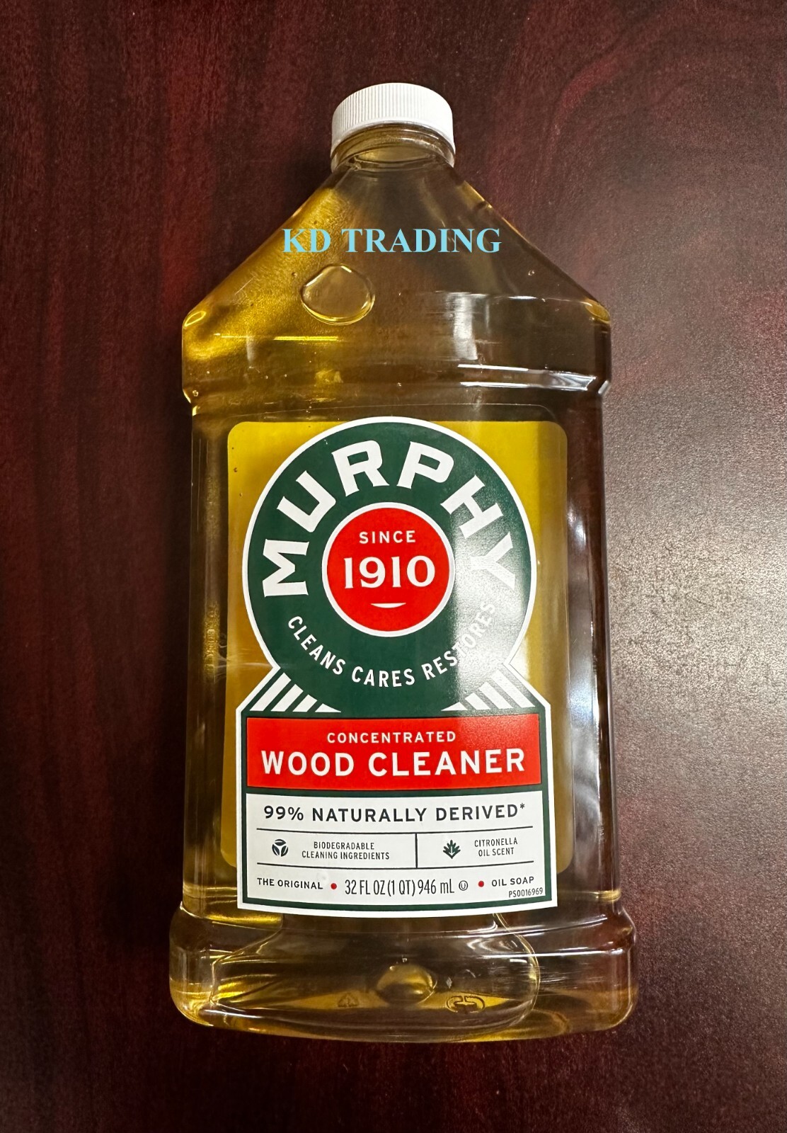 MURPHY Oil Soap ORIGINAL Hard Wood Floor Cabinet Car Vinyl ~Natural Cleaner 32oz