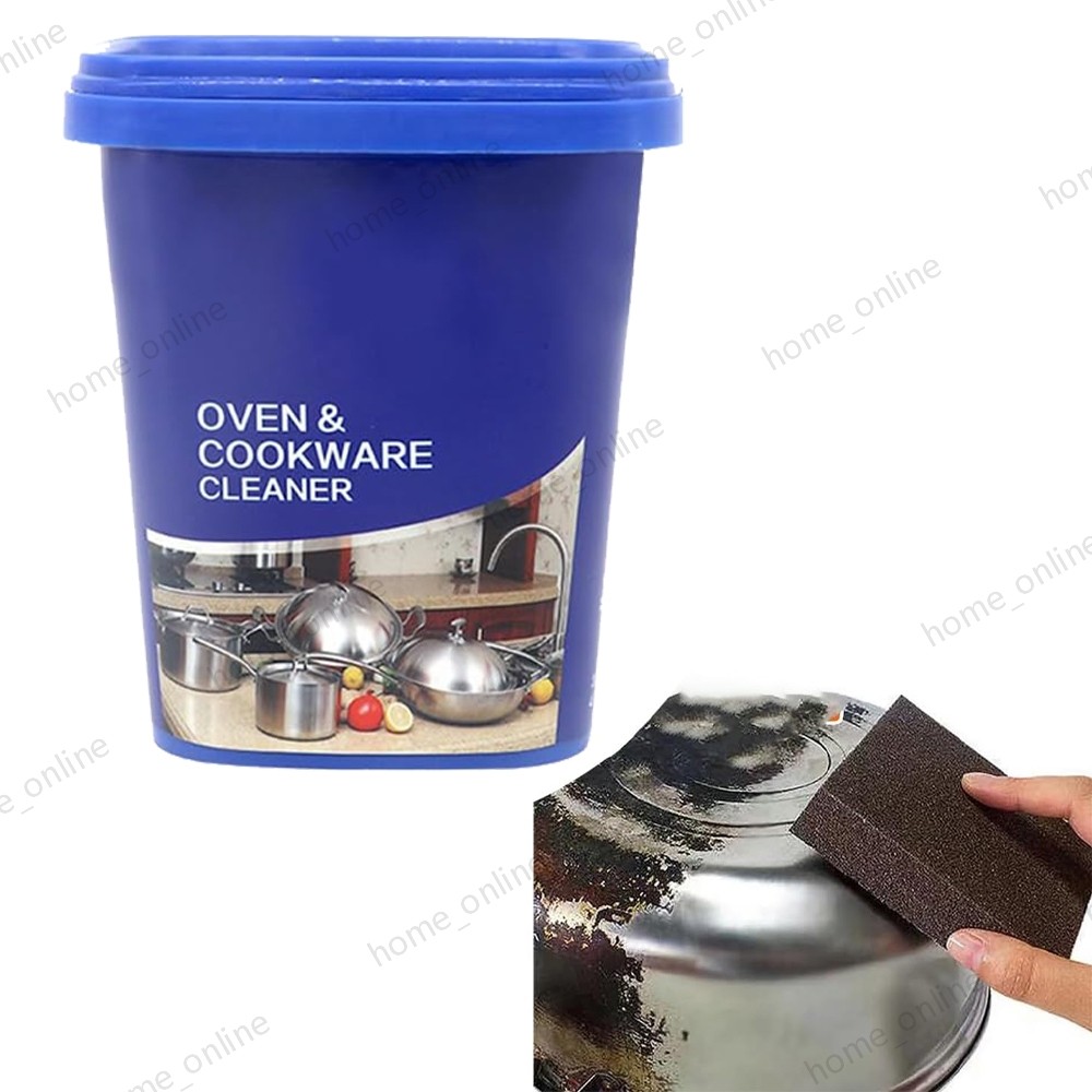 Cookware Cleaning Paste Stainless Steel Pot Pan Kitchen Cleaner Detergent US