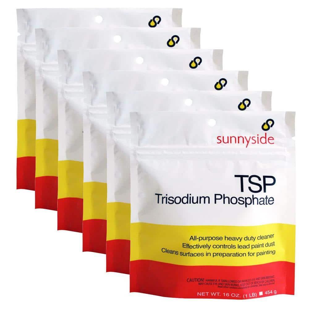 TSP Trisodium Phosphate 6 Lb Heavy-Duty Cleaner Dirt Removal Resealable Pouches