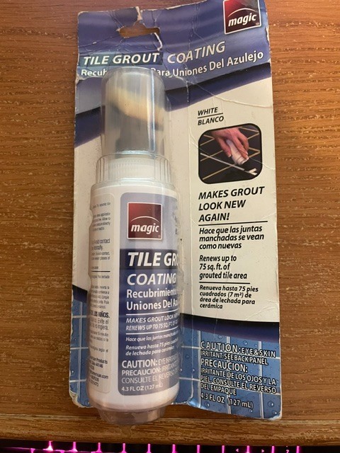 Magic Tile Grout Coating WHITENER 4.3 oz w/ Applicator