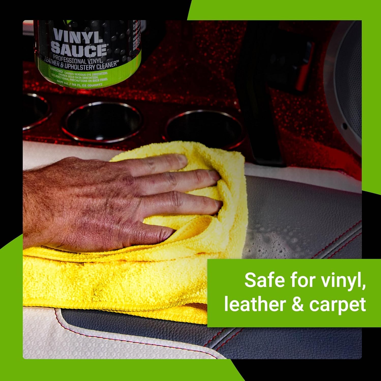 Boat Bling Vinyl Sauce Marine Vinyl Leather Cleaner 32 Oz Boat Upholstery