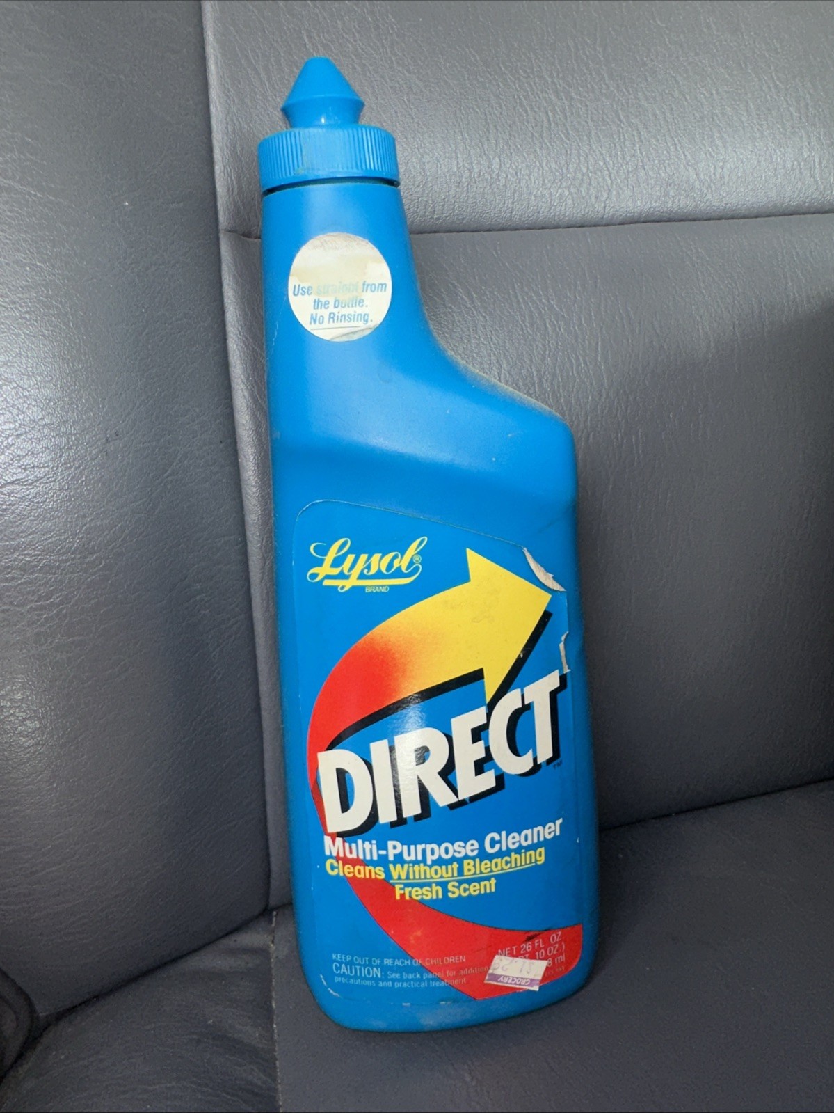 Vintage Lysol Brand DIRECT Multi-Purpose Cleaner Fresh Scent 26 Fl Oz NOS