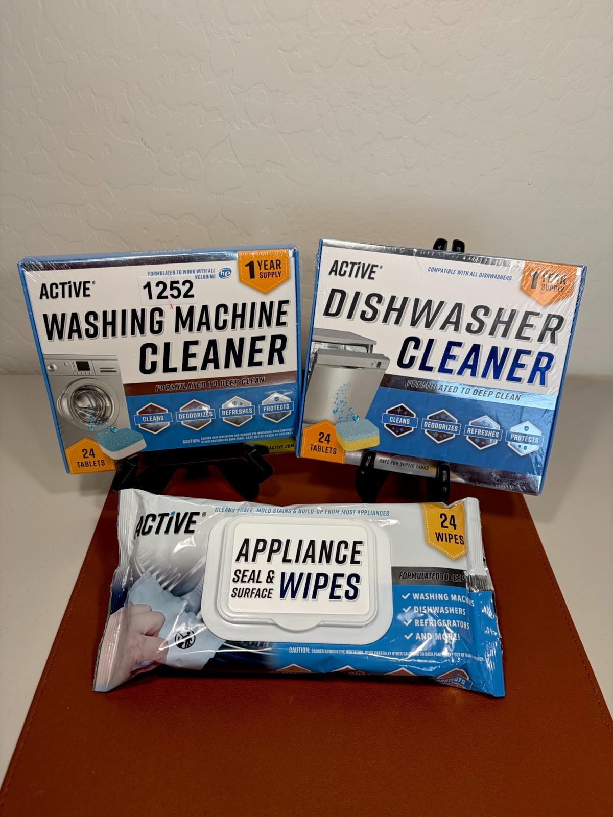 Active Washing Machine | Dishwasher | Wipes Cleaner Lot | All New & Sealed