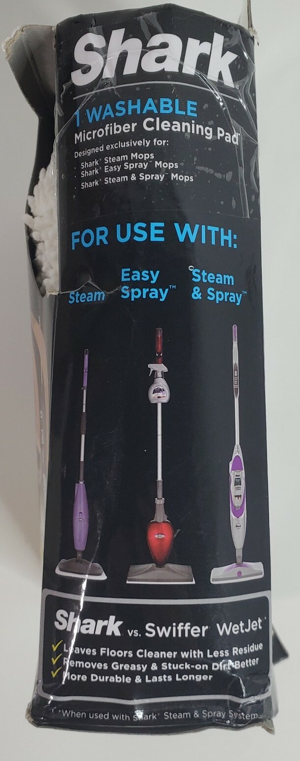 Shark Microfiber Cleaning Pad Sonic Steam Easy Spray 1 Count Washable For Floors