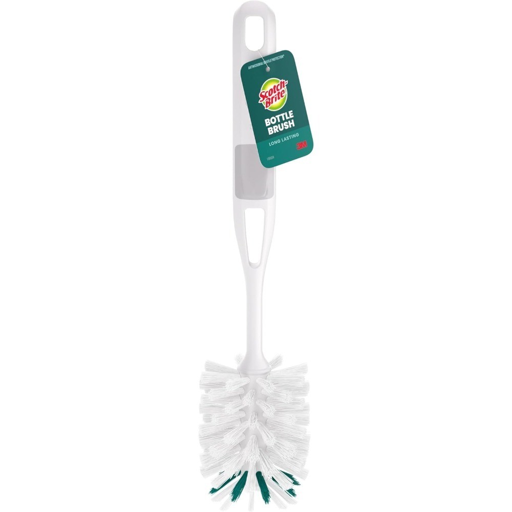 Glass Water Bottle Brush with Non-Slip Handle Dishwasher Safe Long-Lasting