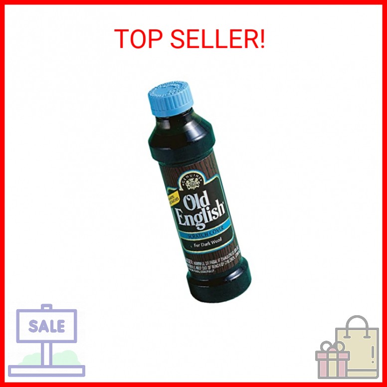 Old English 75144 Scratch Cover For Dark Woods, 8oz Bottle, Wood Polish