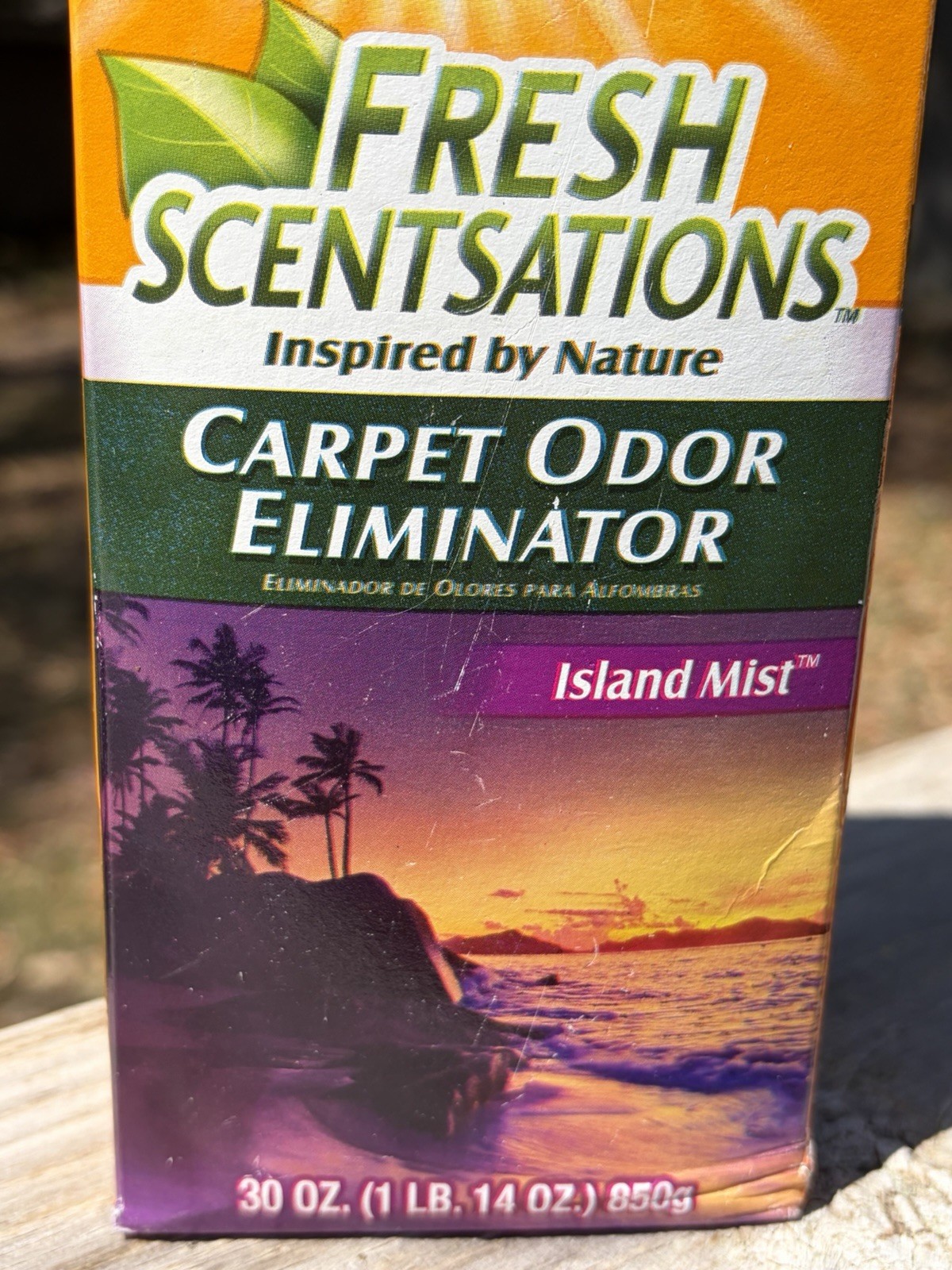 Arm & Hammer Fresh Scentsations Carpet Odor Eliminator ISLAND MIST SCENT 30 oz