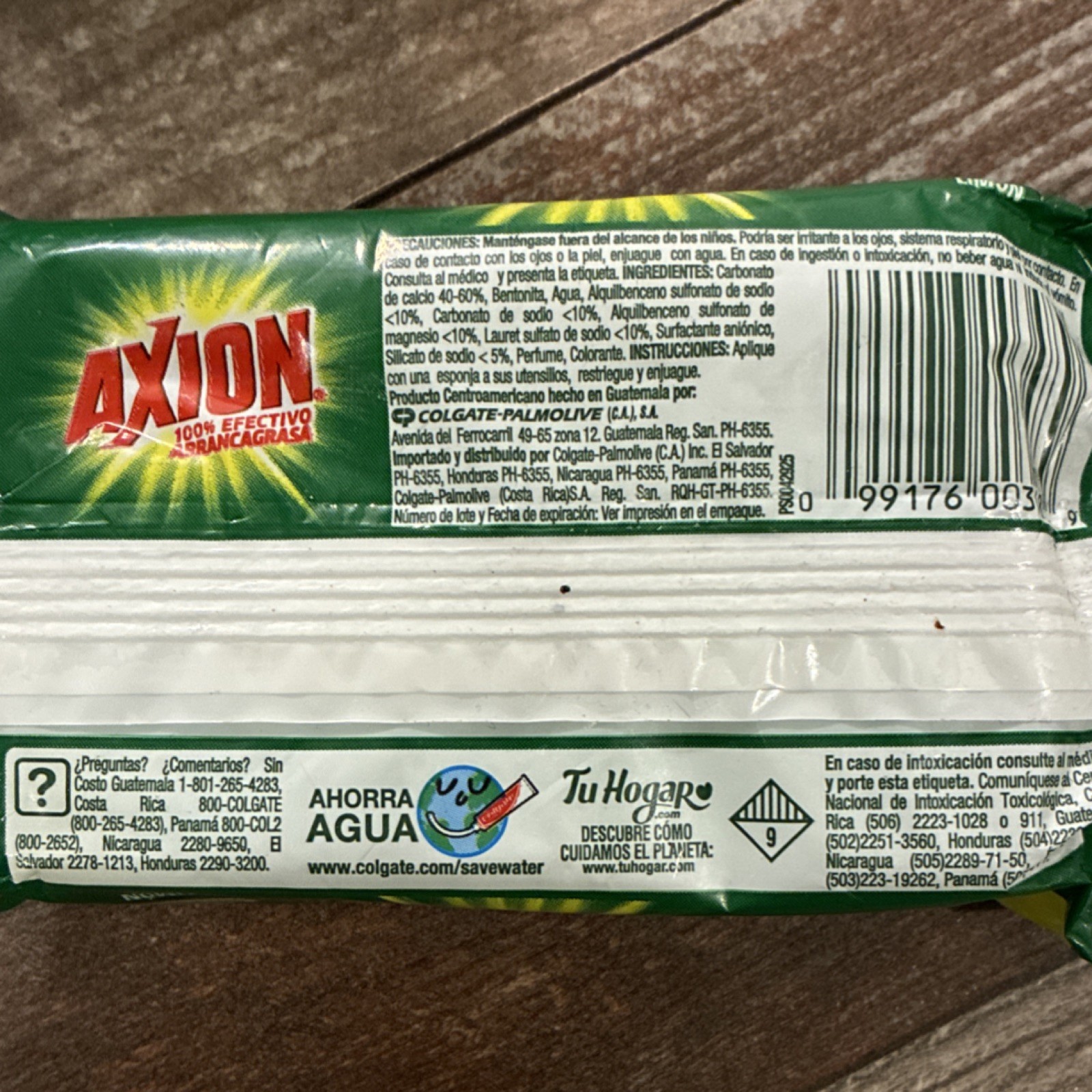 Axion Dish Soap Bar Lemon Foamy Grease Remover 250g Pack of 3