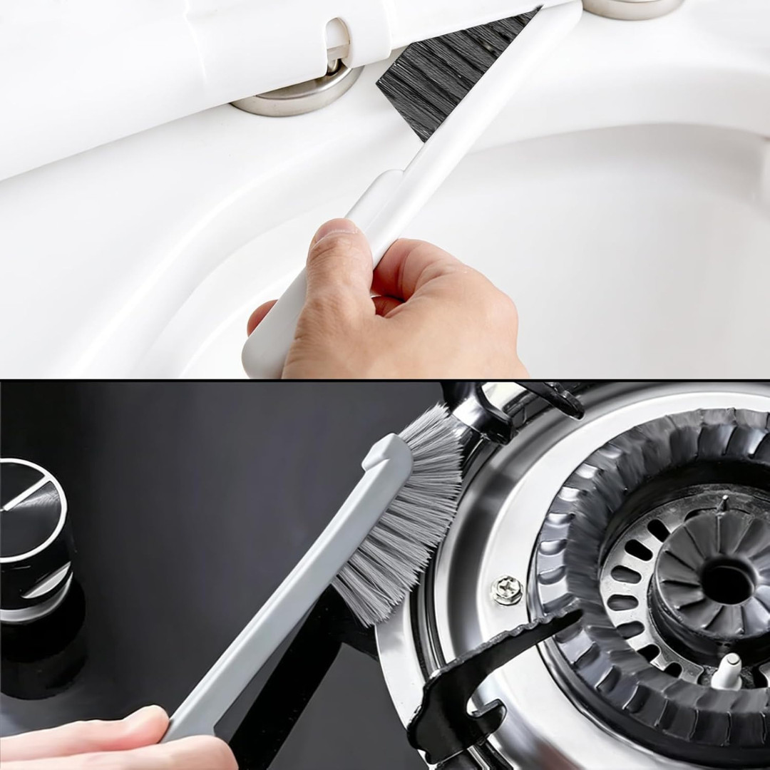 12PCS Crevice Cleaning Brush Set Hard Bristle Grout Tile Cleaner Bathroom Kitche