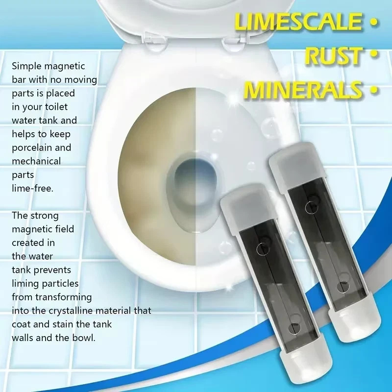 Magnetic Toilet Bowl Tank Cleaner Chemical Free Long Lasting Easy to Use