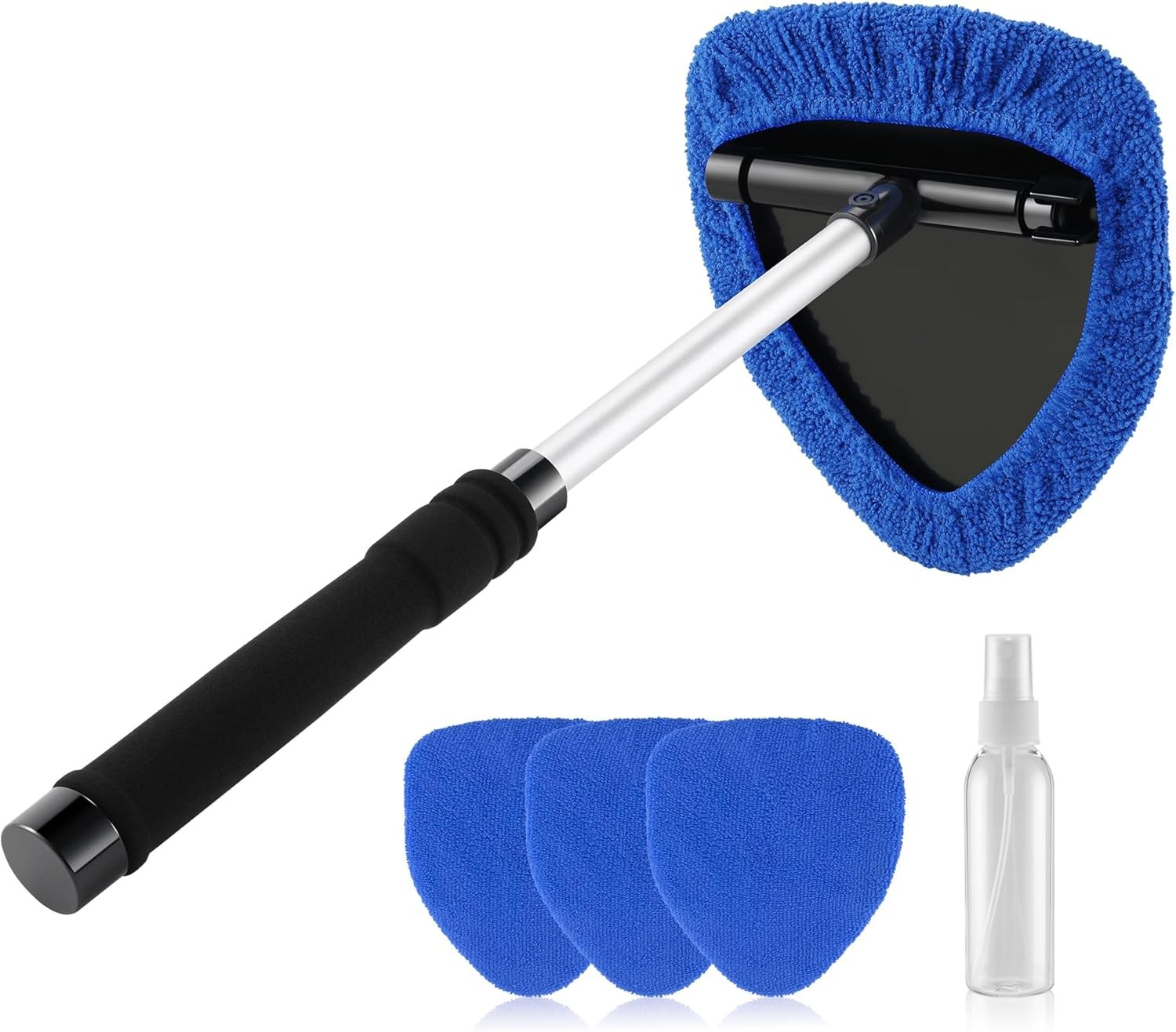 5pcs Windshield Cleaning Tool Kit Car Window Glass Wiper Cleaner Brush Reusable