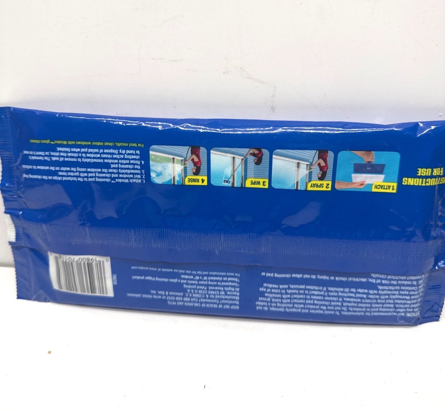 Windex Outdoor Glass Cleaning Refill Pads Streak-Free Shine 2 Count New