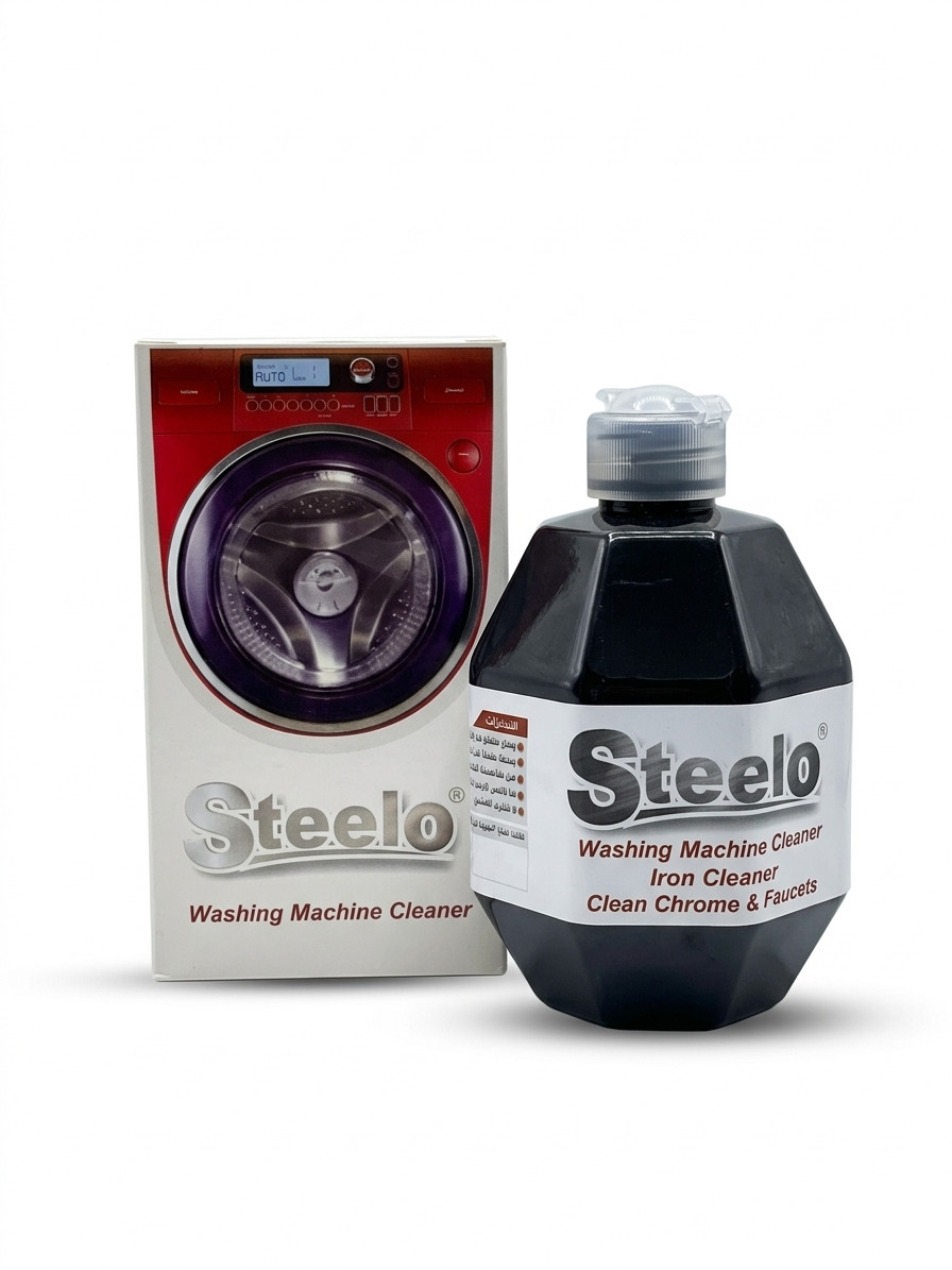 STEELO Home Appliance CLEANER & Descaler for Washing Machine, Iron & Chrome