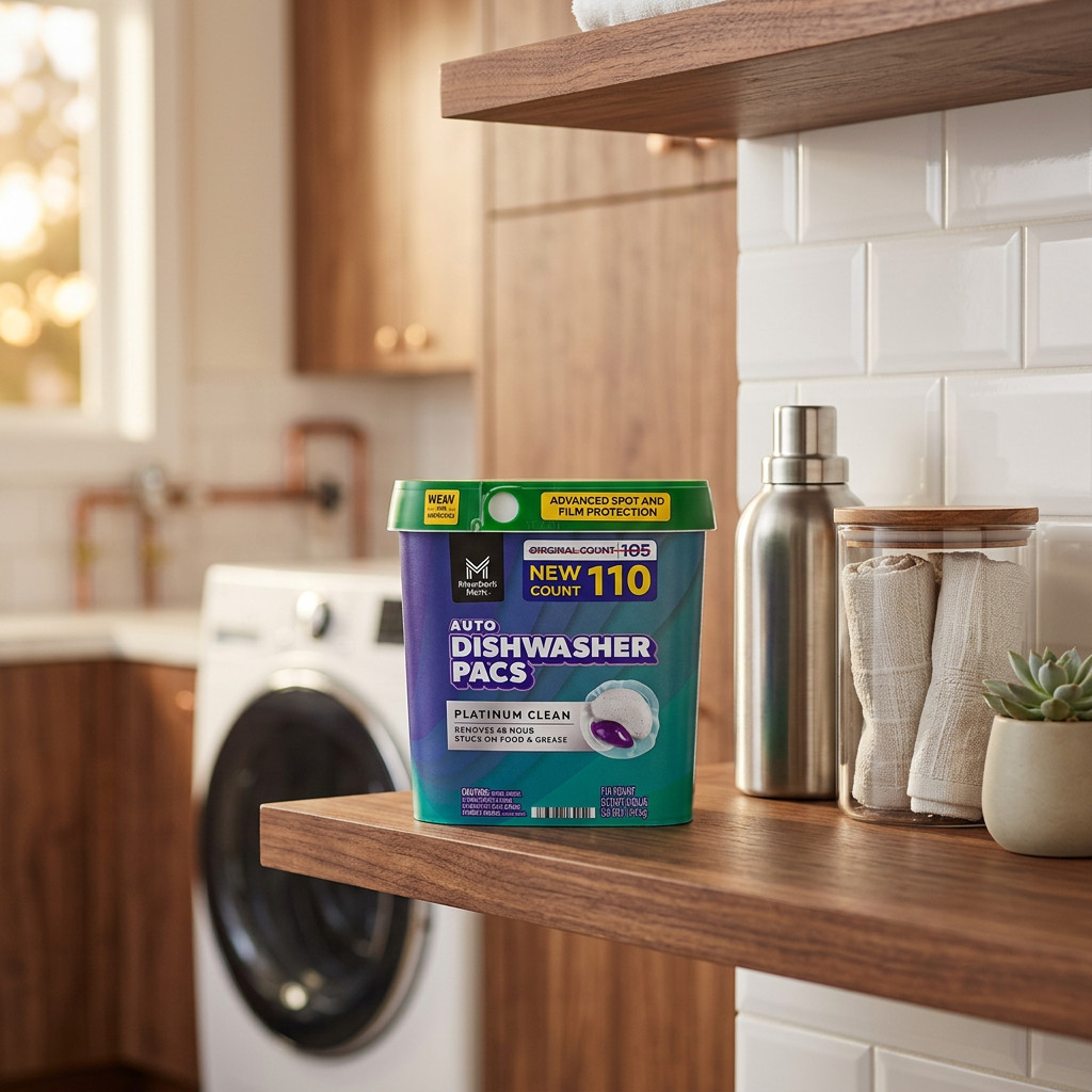 Member’S Mark Platinum Clean Automatic Dishwasher Pacs, Fresh Clean, 105 Ct