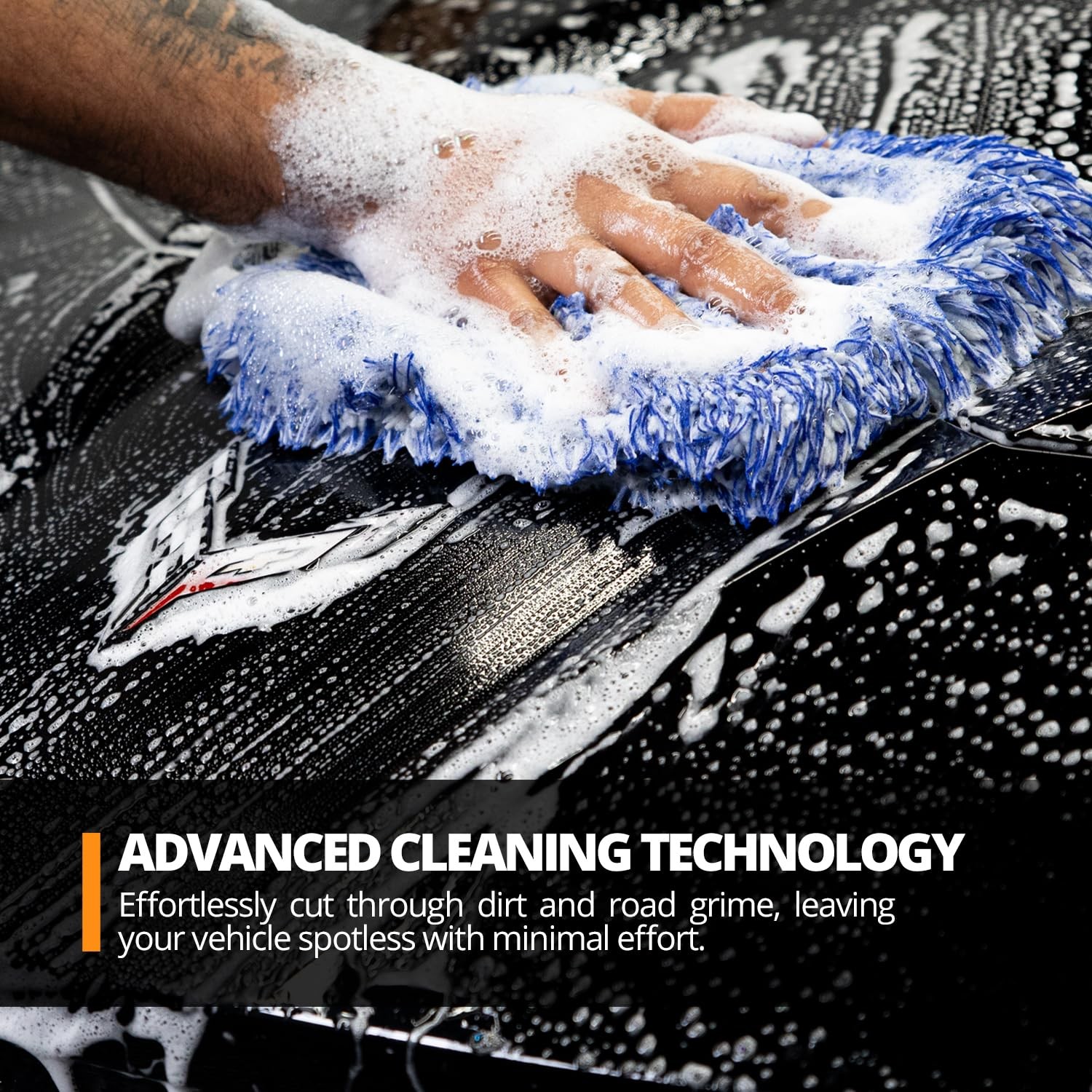 High Foam Vehicle Shampoo (16 oz) – pH Neutral Premium Car Wash Soap for Foam…
