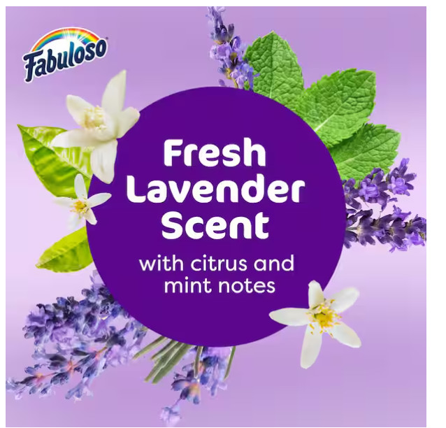Fabuloso Lavender 2X Concentrated Multi-Purpose Cleaner, 128 oz (2-Pack)