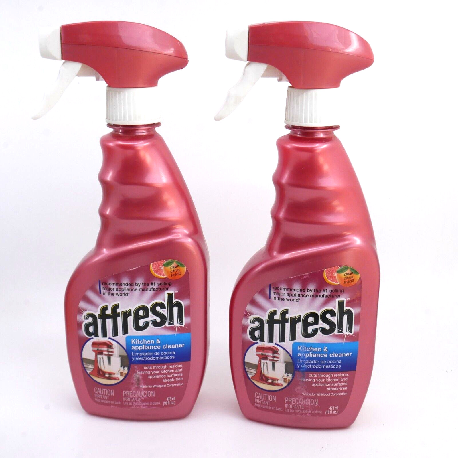 2x Affresh Kitchen And Appliance Cleaner Spray, Clean Citrus Scent, 16oz