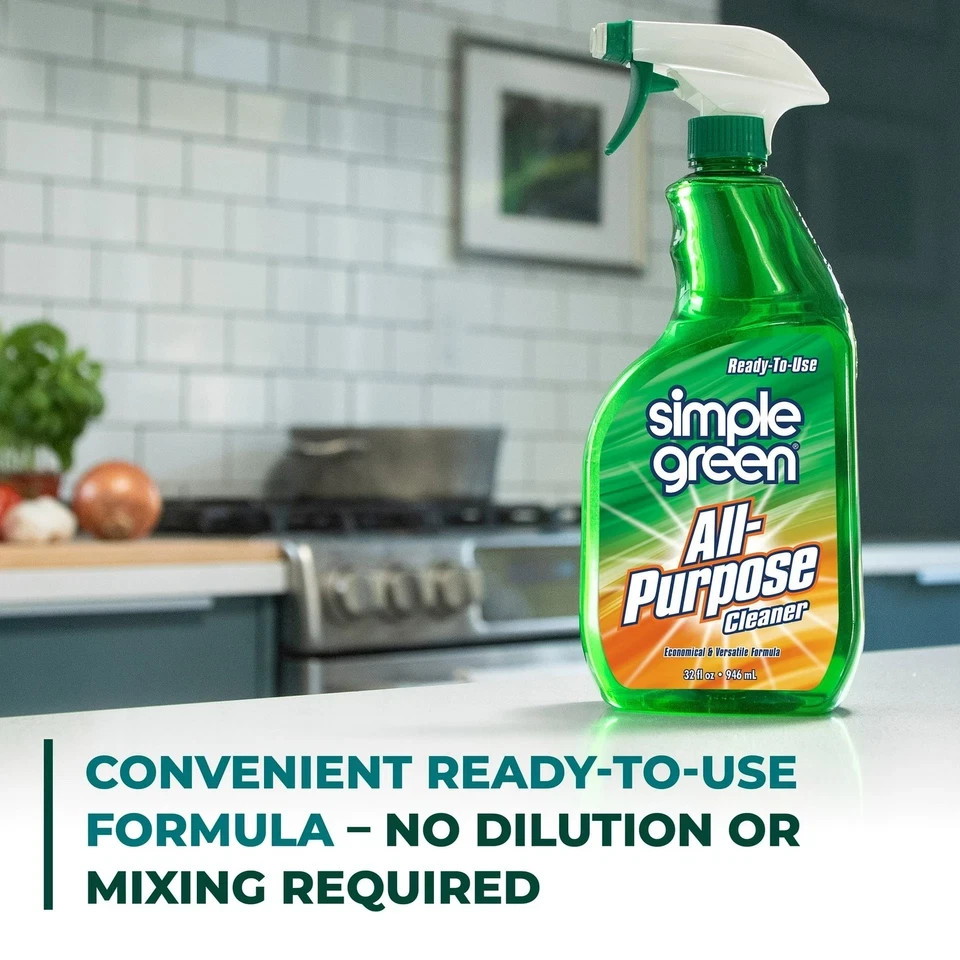 Simple Green All-Purpose Cleaner Concentrate, Spray Bottle, Original, 32 fl. Oz