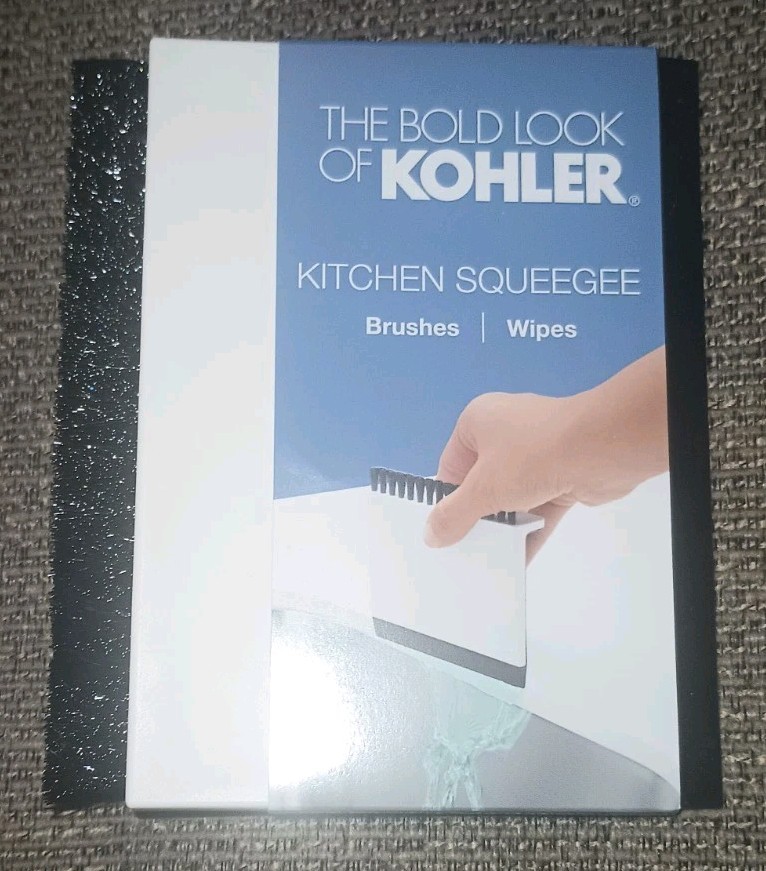 NEW KOHLER Kitchen Sink Squeegee & Countertop Brush Multi-Purpose MSRP $54
