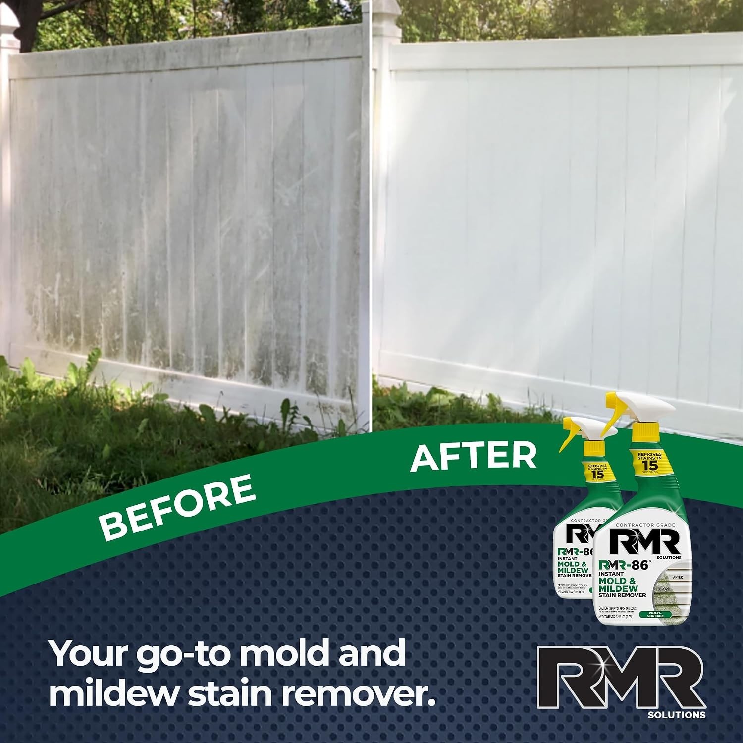 32 oz RMR-86 Mold and Mildew Stain Remover Spray – Effective & Safe Formula