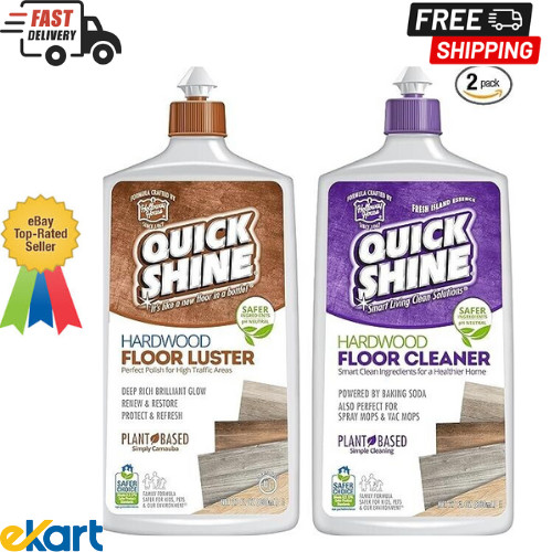 Quick Shine 2 Pack Smart Combo- Includes 1 Hardwood Floor Cleaner 27 FL oz