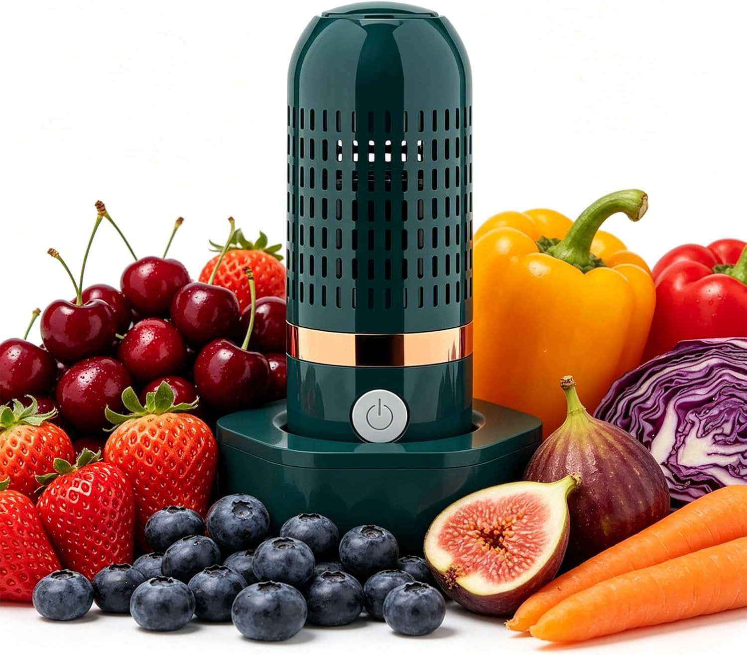 Produce Cleaner – Portable Oh-Ion Fruit & Vegetable Washer, Deep Cleans Produce,