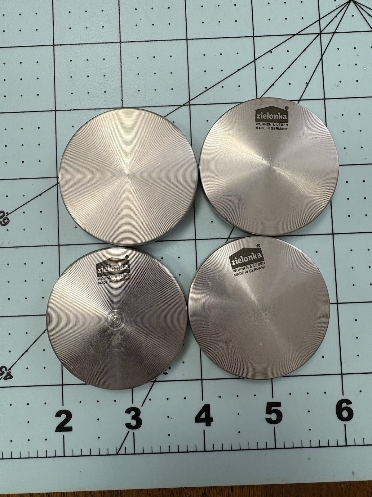 Lot of 4 Zielonka Stainless Steel Odor Remover Bars – Made in Germany